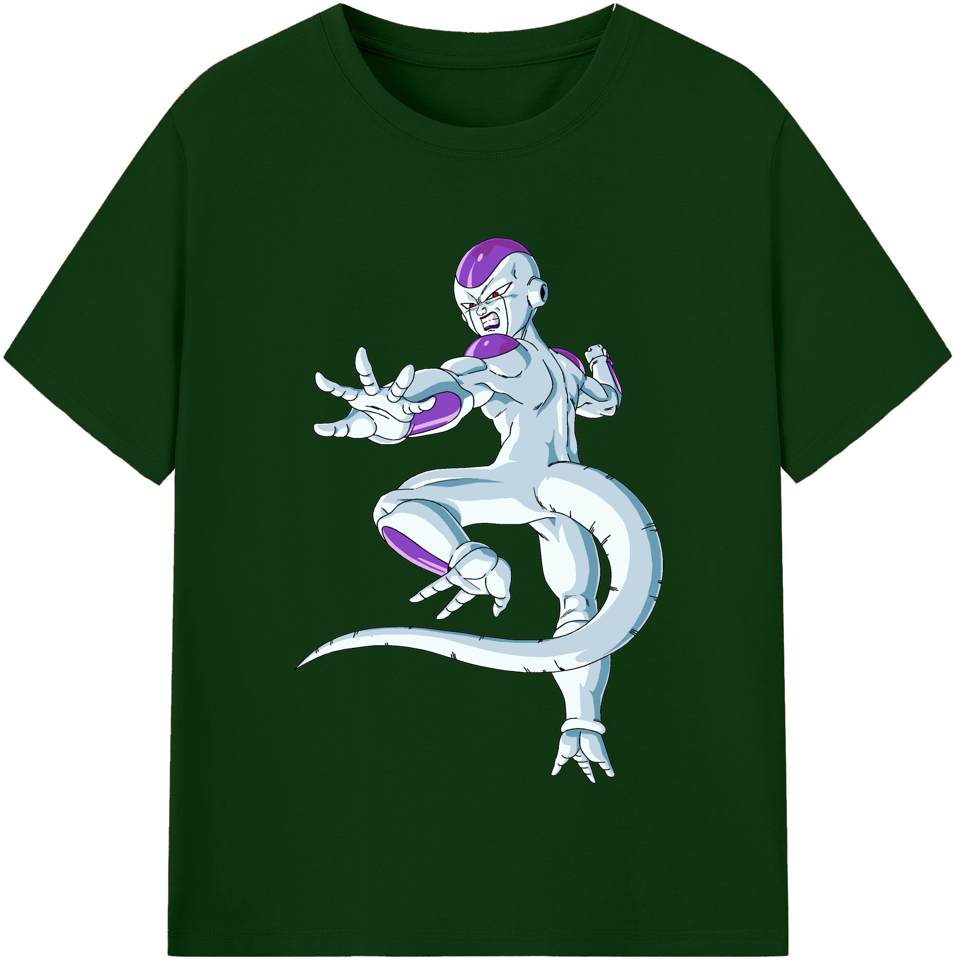 （画像用） ドラゴンボール フリーザ DRAGON BALL Frieza 綿100％半袖Tシャツ（フロントプリント）